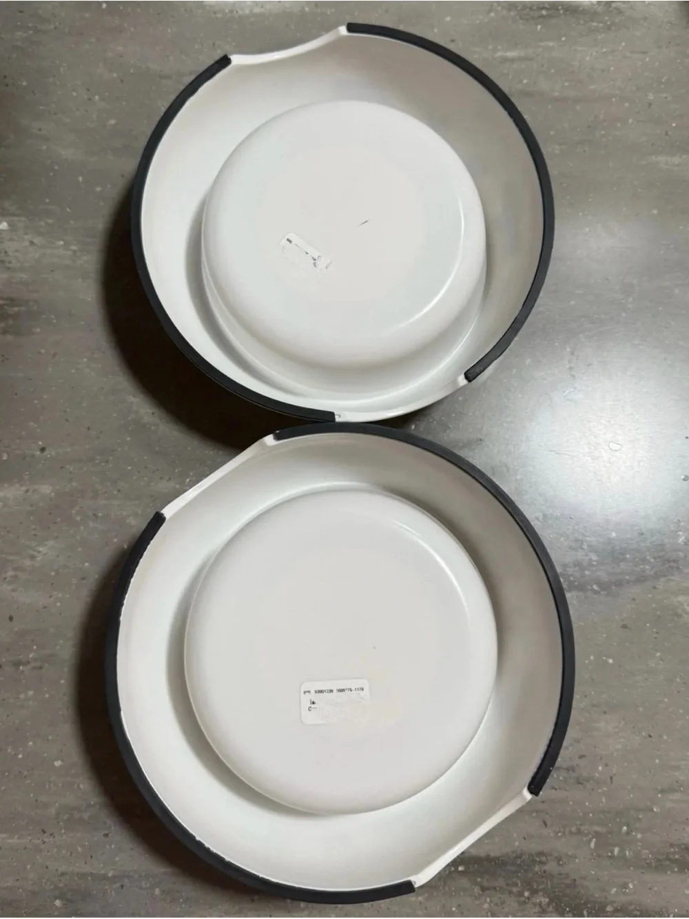 Spike & Stella Large Cow Print Durable Melamine Bowls - Set of 2